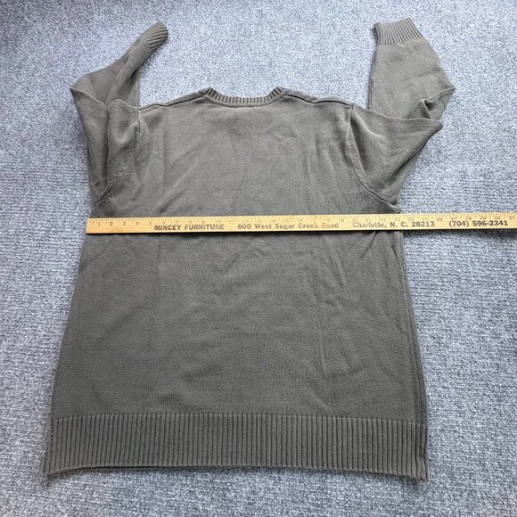 Preppy Argyle Sweater Mens XL Sage Academia Grandpa Classic Collegiate Heritage - Picture 6 of 10